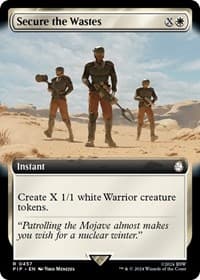 Secure the Wastes (Extended Art) - Universes Beyond: Fallout - Magic: The Gathering card