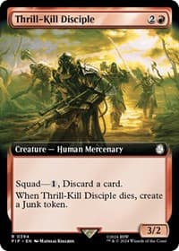 Thrill-Kill Disciple (Extended Art) - Universes Beyond: Fallout - Magic: The Gathering card