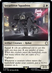 Securitron Squadron - Universes Beyond: Fallout - Magic: The Gathering card