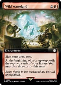 Wild Wasteland (Extended Art) (Surge Foil) - Universes Beyond: Fallout - Magic: The Gathering card