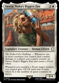 Sierra, Nuka's Biggest Fan - Universes Beyond: Fallout - Magic: The Gathering card