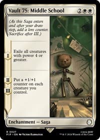 Vault 75: Middle School - Universes Beyond: Fallout - Magic: The Gathering card