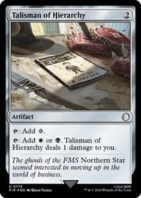 Talisman of Hierarchy (Surge Foil) - Universes Beyond: Fallout - Magic: The Gathering card