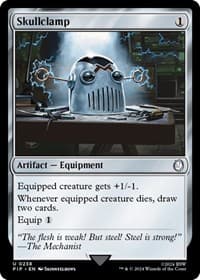 Skullclamp - Universes Beyond: Fallout - Magic: The Gathering card