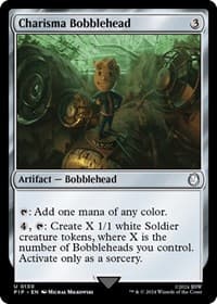 Charisma Bobblehead - Universes Beyond: Fallout - Magic: The Gathering card