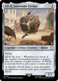 ED-E, Lonesome Eyebot - Universes Beyond: Fallout - Magic: The Gathering card
