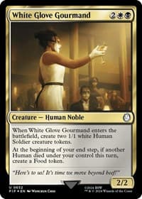White Glove Gourmand (Surge Foil) - Universes Beyond: Fallout - Magic: The Gathering card