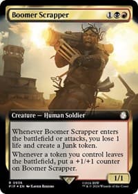 Boomer Scrapper (Extended Art) (Surge Foil) - Universes Beyond: Fallout - Magic: The Gathering card