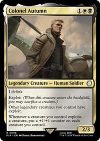 Colonel Autumn - Universes Beyond: Fallout - Magic: The Gathering card