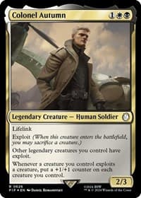 Colonel Autumn (Surge Foil) - Universes Beyond: Fallout - Magic: The Gathering card