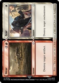 Wear // Tear (Surge Foil) - Universes Beyond: Fallout - Magic: The Gathering card