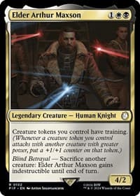 Elder Arthur Maxson - Universes Beyond: Fallout - Magic: The Gathering card