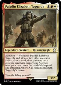 Paladin Elizabeth Taggerdy - Universes Beyond: Fallout - Magic: The Gathering card