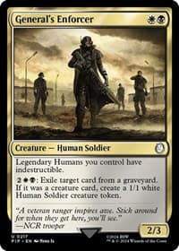 General's Enforcer - Universes Beyond: Fallout - Magic: The Gathering card