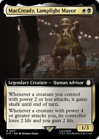 MacCready, Lamplight Mayor (Extended Art) - Universes Beyond: Fallout - Magic: The Gathering card