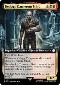 Kellogg, Dangerous Mind (Extended Art) - Universes Beyond: Fallout - Magic: The Gathering card