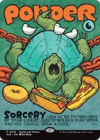 Ponder - Secret Lair Showdown - Magic: The Gathering card
