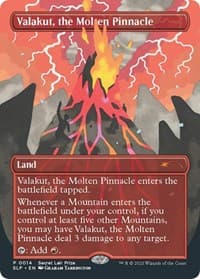 Valakut, the Molten Pinnacle - Secret Lair Showdown - Magic: The Gathering card