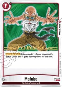 Mafuba - Awakened Pulse Pre-Release Cards - Dragon Ball Super: Fusion World card