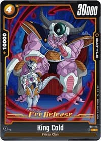 King Cold - Awakened Pulse Pre-Release Cards - Dragon Ball Super: Fusion World card