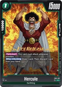 Hercule - Awakened Pulse Pre-Release Cards - Dragon Ball Super: Fusion World card