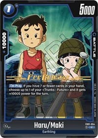 Haru/Maki - Awakened Pulse Pre-Release Cards - Dragon Ball Super: Fusion World card