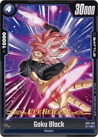 Goku Black - FB01-038 - Awakened Pulse Pre-Release Cards - Dragon Ball Super: Fusion World card