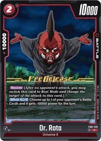 Dr. Rota - Awakened Pulse Pre-Release Cards - Dragon Ball Super: Fusion World card