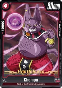 Champa - Awakened Pulse Pre-Release Cards - Dragon Ball Super: Fusion World card