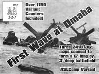 First Wave at Omaha (ASLComp) - Critical Hit - Boardgames card