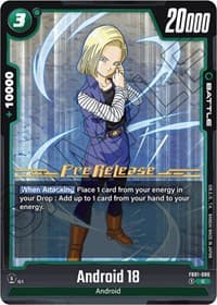 Android 18 - FB01-080 - Awakened Pulse Pre-Release Cards - Dragon Ball Super: Fusion World card