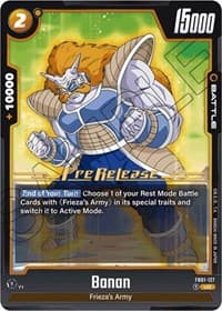 Banan - Awakened Pulse Pre-Release Cards - Dragon Ball Super: Fusion World card