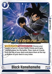 Black Kamehameha - Awakened Pulse Pre-Release Cards - Dragon Ball Super: Fusion World card