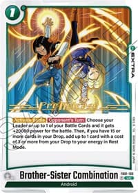Brother-Sister Combination - Awakened Pulse Pre-Release Cards - Dragon Ball Super: Fusion World card