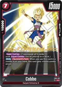 Cabba - Awakened Pulse Pre-Release Cards - Dragon Ball Super: Fusion World card