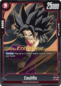 Caulifla - Awakened Pulse Pre-Release Cards - Dragon Ball Super: Fusion World card