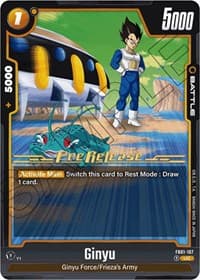 Ginyu - FB01-107 - Awakened Pulse Pre-Release Cards - Dragon Ball Super: Fusion World card