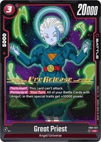 Great Priest - Awakened Pulse Pre-Release Cards - Dragon Ball Super: Fusion World card