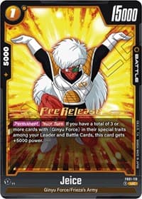 Jeice - Awakened Pulse Pre-Release Cards - Dragon Ball Super: Fusion World card