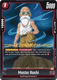 Master Roshi - Awakened Pulse Pre-Release Cards - Dragon Ball Super: Fusion World card