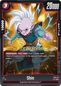 Shin - Awakened Pulse Pre-Release Cards - Dragon Ball Super: Fusion World card