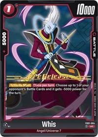 Whis - Awakened Pulse Pre-Release Cards - Dragon Ball Super: Fusion World card