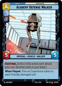 Academy Defense Walker - Spark of Rebellion - Star Wars: Unlimited card
