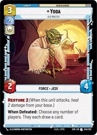 Yoda - Old Master - Spark of Rebellion - Star Wars: Unlimited card