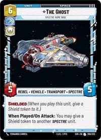 The Ghost - Spectre Home Base - Spark of Rebellion - Star Wars: Unlimited card