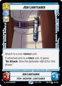 Jedi Lightsaber - Spark of Rebellion - Star Wars: Unlimited card