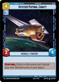 System Patrol Craft - Spark of Rebellion - Star Wars: Unlimited card