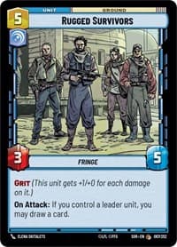 Rugged Survivors - Spark of Rebellion - Star Wars: Unlimited card