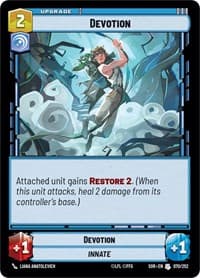 Devotion - Spark of Rebellion - Star Wars: Unlimited card