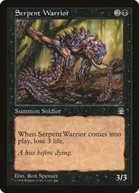Serpent Warrior - Stronghold - Magic: The Gathering card